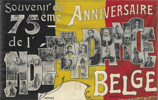 Belgium large letter postcard checklist