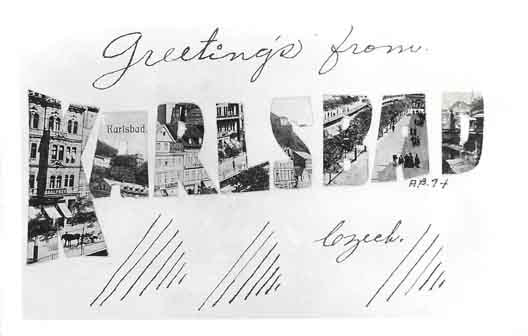 Czechoslovakia large letter postcard checklist
