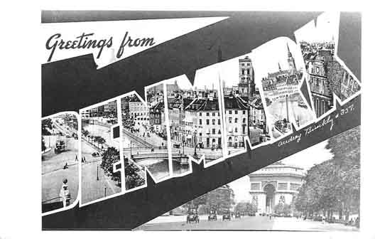 Denmark large letter postcard checklist