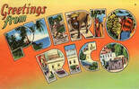 Puerto Rico large letter postcard checklist