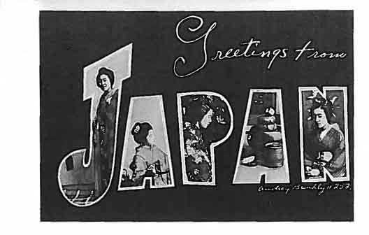 Japan large letter postcard checklist
