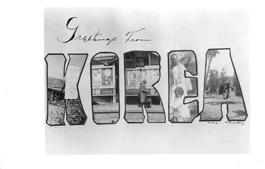 Korea large letter postcard checklist