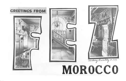 Morocco large letter postcard checklist