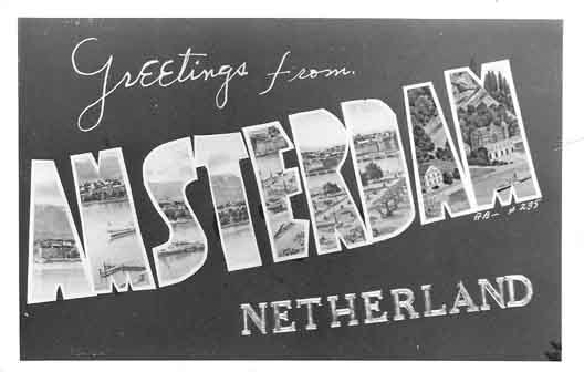 Netherlands large letter postcard checklist
