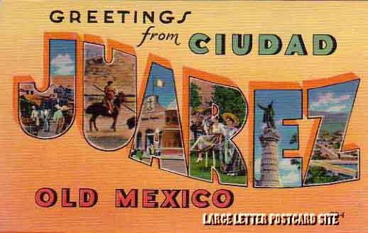 Colourpicture K5068 Ciudad Juarez Mexico large letter postcard