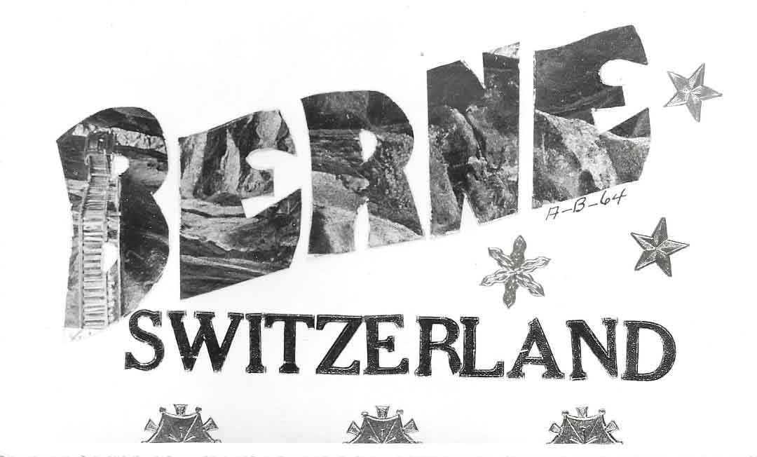 Switzerland large letter postcard checklist