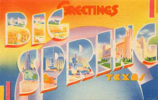 Tichnor large letter postcard missing colors list